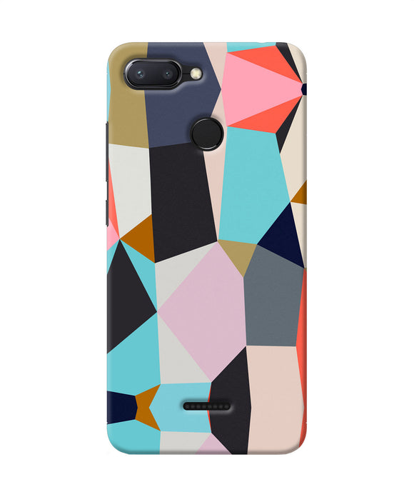 Abstract Colorful Shapes Redmi 6 Back Cover