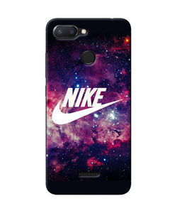 Nike Galaxy Logo Redmi 6 Back Cover