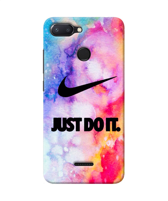 Just Do It Colors Redmi 6 Back Cover