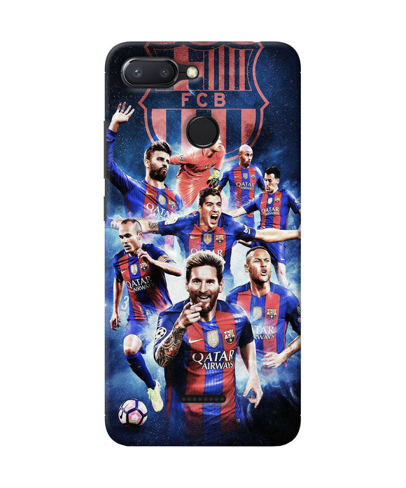 Messi Fcb Team Redmi 6 Back Cover