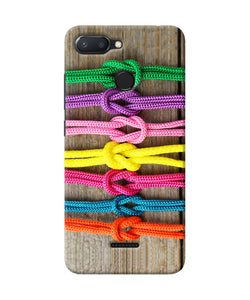 Colorful Shoelace Redmi 6 Back Cover