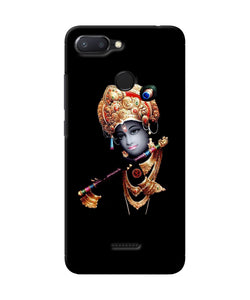 Lord Krishna With Fluet Redmi 6 Back Cover