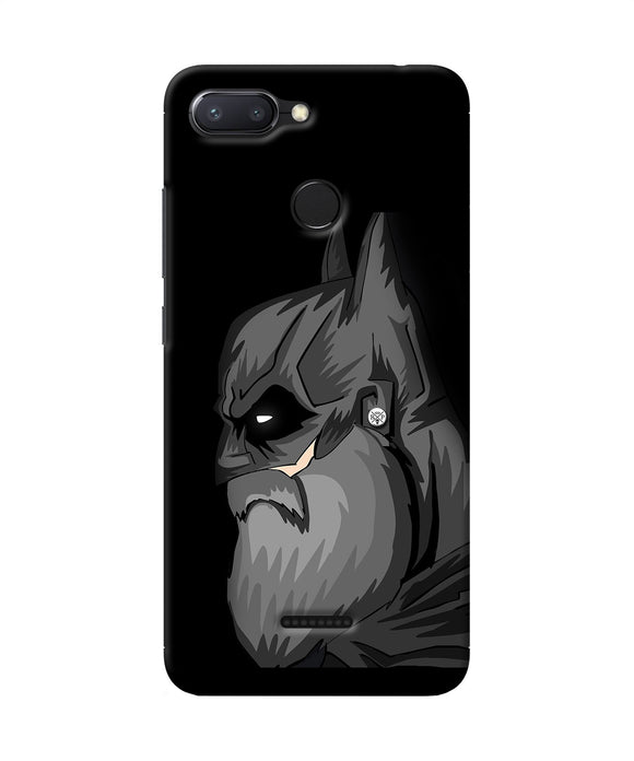 Batman With Beard Redmi 6 Back Cover