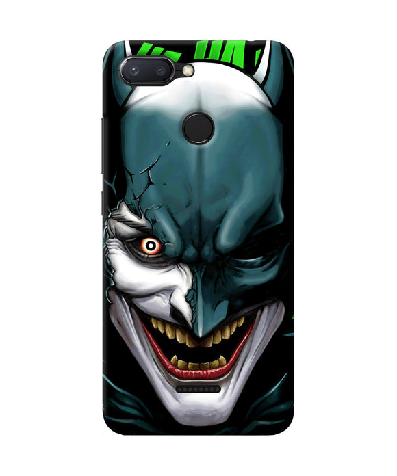 Batman Joker Smile Redmi 6 Back Cover