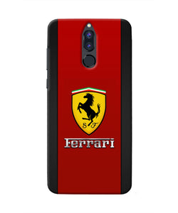 Ferrari Abstract Red Honor 9i Real 4D Back Cover