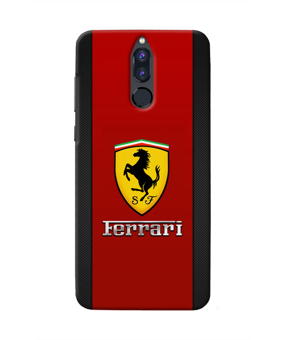 Ferrari Abstract Red Honor 9i Real 4D Back Cover