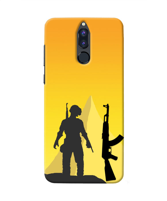 PUBG Silhouette Honor 9i Real 4D Back Cover