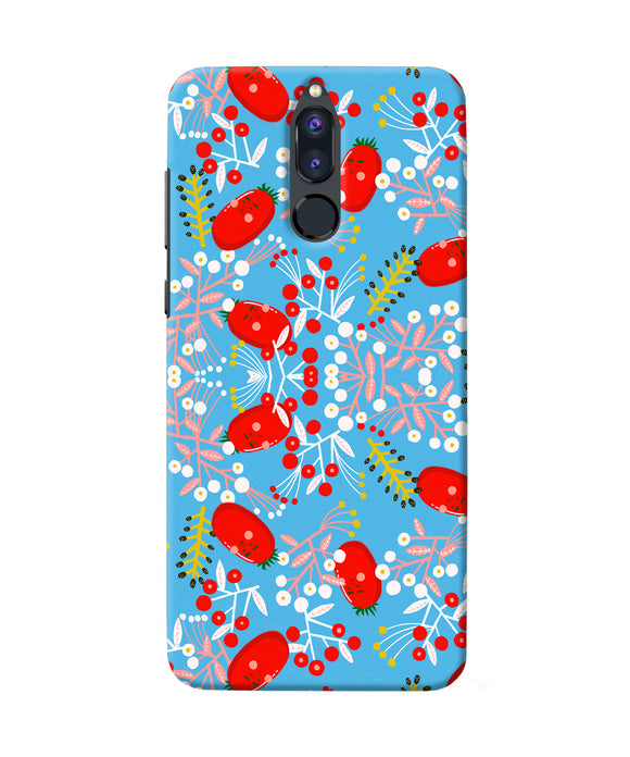 Small Red Animation Pattern Honor 9i Back Cover