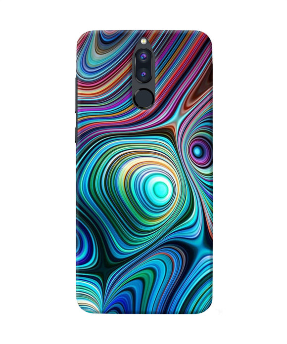 Abstract Coloful Waves Honor 9i Back Cover
