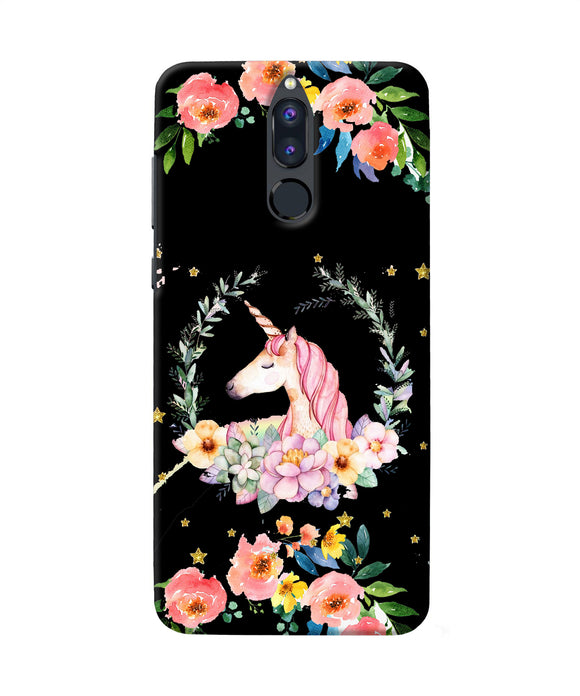 Unicorn Flower Honor 9i Back Cover