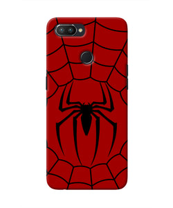 Spiderman Web Realme U1 Real 4D Back Cover