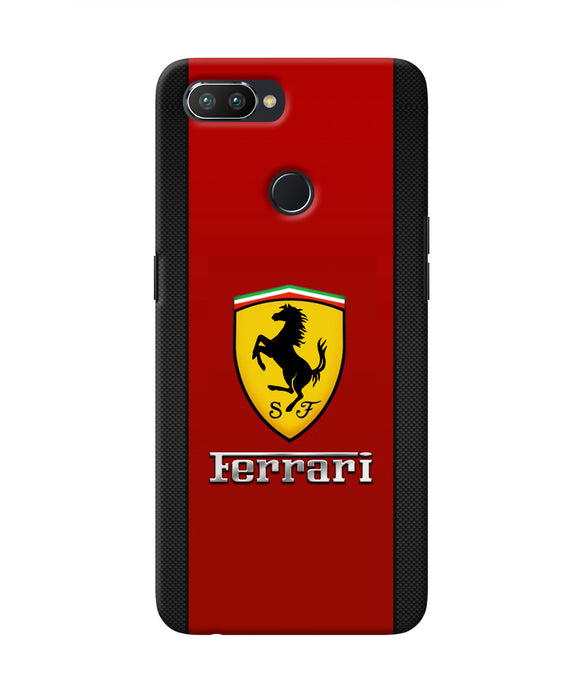 Ferrari Abstract Red Realme U1 Real 4D Back Cover