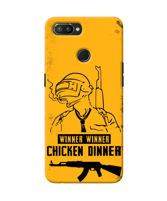 PUBG Chicken Dinner Realme U1 Real 4D Back Cover