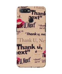 Thank You Next Realme U1 Back Cover