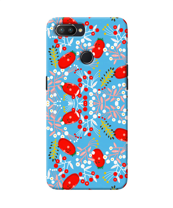 Small Red Animation Pattern Realme U1 Back Cover