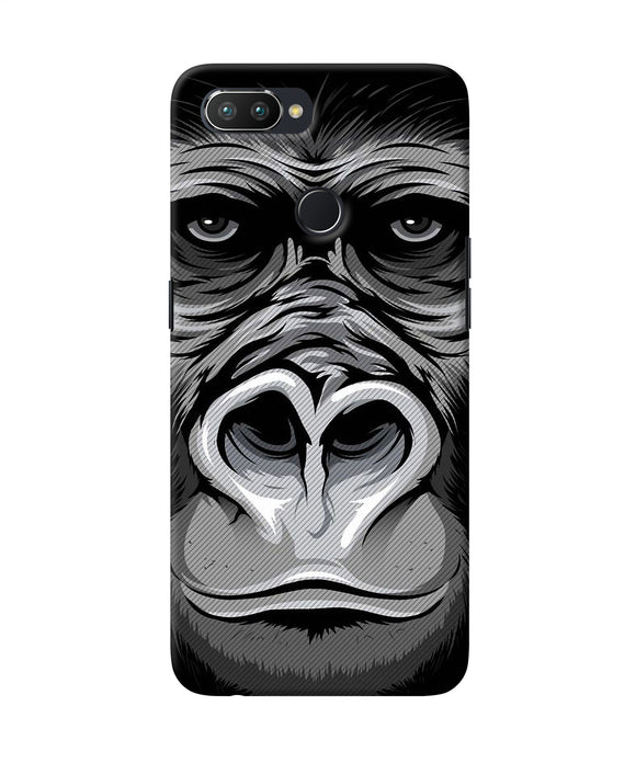 Black Chimpanzee Realme U1 Back Cover