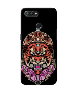 Abstract Tiger Realme U1 Back Cover