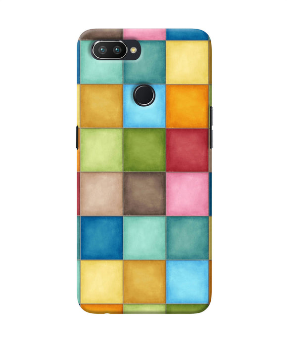 Abstract Colorful Squares Realme U1 Back Cover