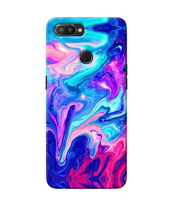 Abstract Colorful Water Realme U1 Back Cover