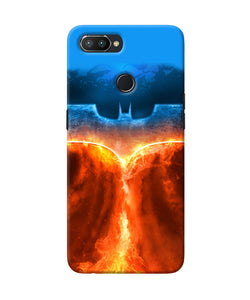 Burning Batman Logo Realme U1 Back Cover