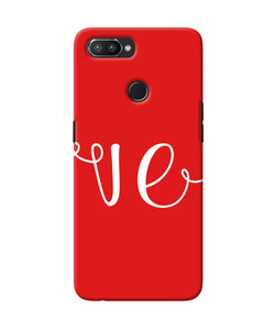 Love Two Realme U1 Back Cover