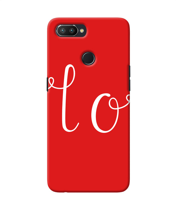 Love One Realme U1 Back Cover