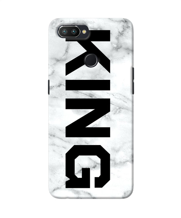 King Marble Text Realme U1 Back Cover