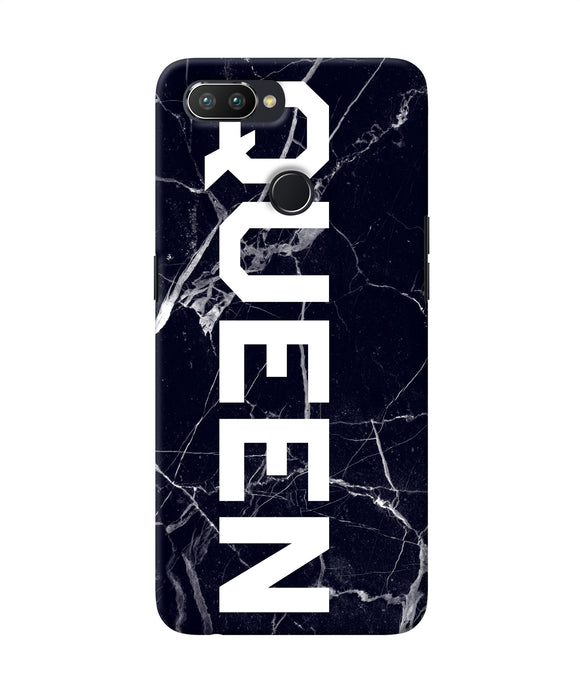 Queen Marble Text Realme U1 Back Cover