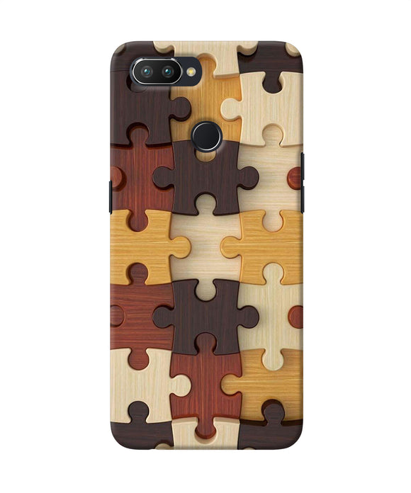 Wooden Puzzle Realme U1 Back Cover