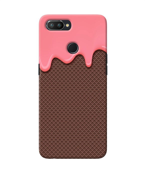 Waffle Cream Biscuit Realme U1 Back Cover