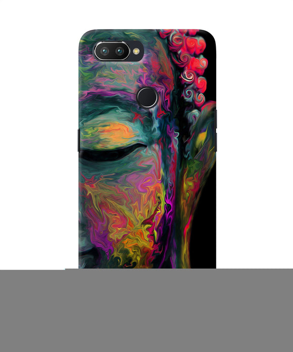 Buddha Face Painting Realme U1 Back Cover