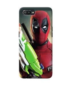 Deadpool Funny Gun Realme U1 Back Cover