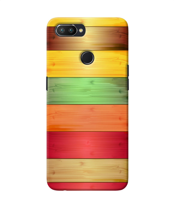 Wooden Colors Realme U1 Back Cover