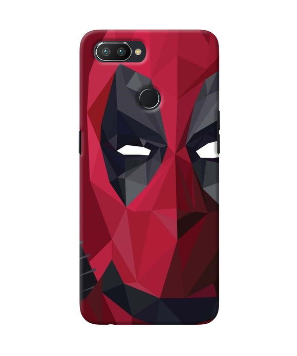 Abstract Deadpool Half Mask Realme U1 Back Cover