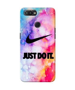 Just Do It Colors Realme U1 Back Cover