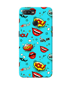 Lol Lips Print Realme U1 Back Cover