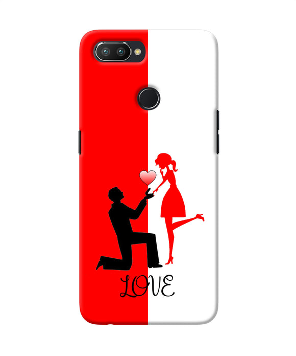 Love Propose Red And White Realme U1 Back Cover