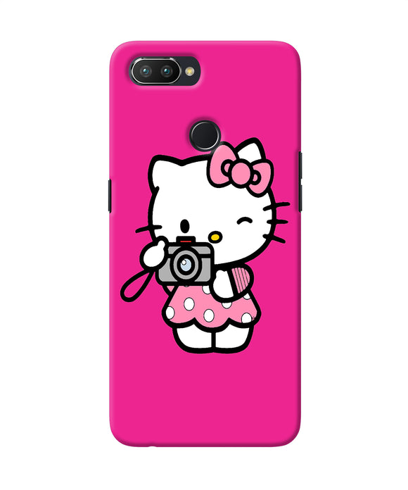 Hello Kitty Cam Pink Realme U1 Back Cover