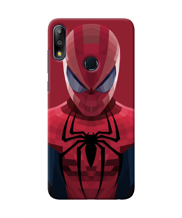 Spiderman Art Asus Zenfone Max Pro M2 Real 4D Back Cover