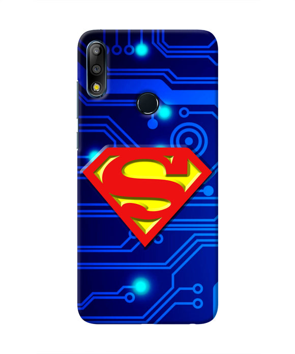 Superman Abstract Asus Zenfone Max Pro M2 Real 4D Back Cover