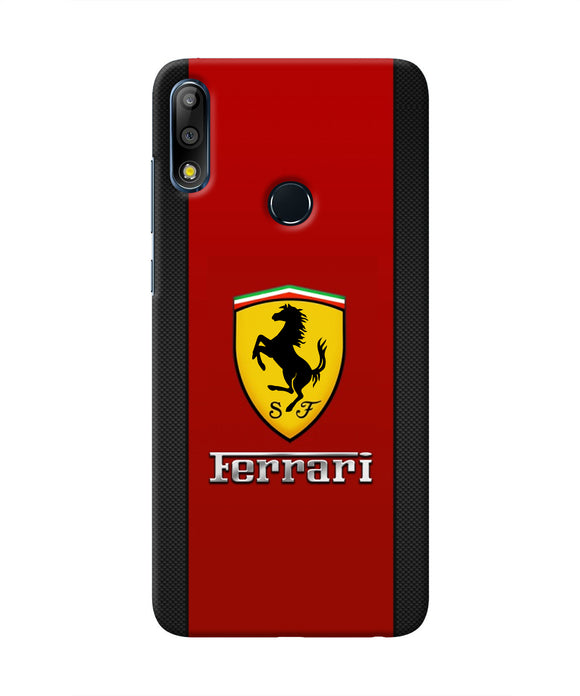 Ferrari Abstract Red Asus Zenfone Max Pro M2 Real 4D Back Cover