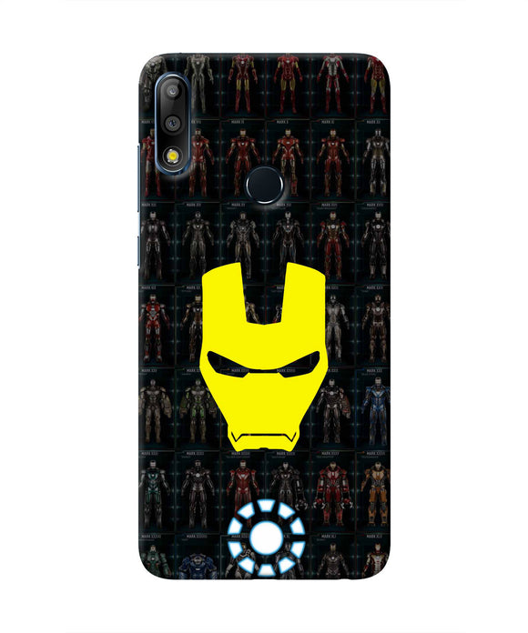 Iron Man Suit Asus Zenfone Max Pro M2 Real 4D Back Cover