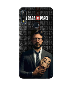 Money Heist Professor with Mask Asus Zenfone Max Pro M2 Back Cover