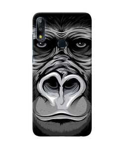 Black Chimpanzee Asus Zenfone Max Pro M2 Back Cover
