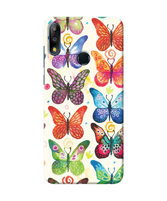 Abstract Butterfly Print Asus Zenfone Max Pro M2 Back Cover