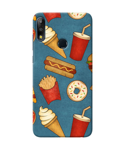 Abstract Food Print Asus Zenfone Max Pro M2 Back Cover