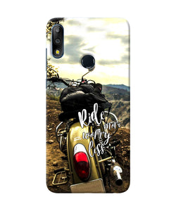 Ride More Worry Less Asus Zenfone Max Pro M2 Back Cover