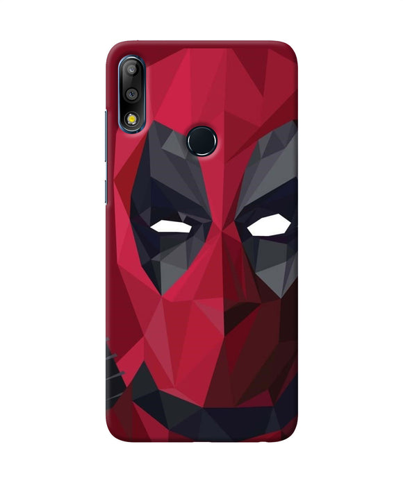 Abstract Deadpool Mask Asus Zenfone Max Pro M2 Back Cover