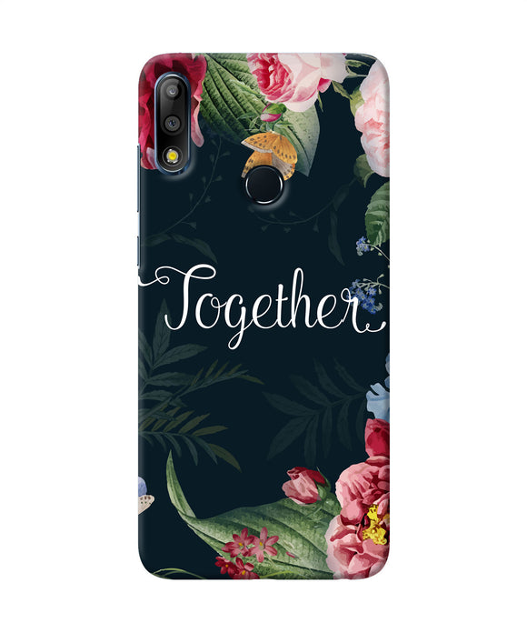 Together Flower Asus Zenfone Max Pro M2 Back Cover