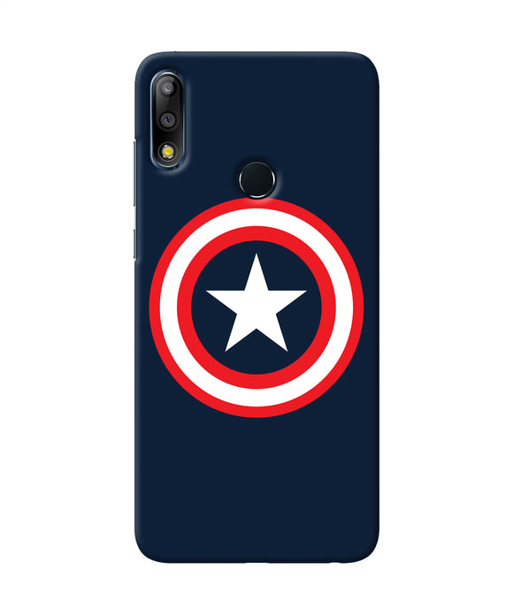 Captain America Logo Asus Zenfone Max Pro M2 Back Cover